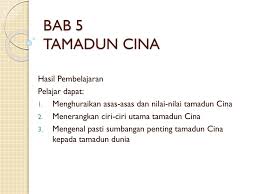 Mar 16, 2016 · bab 4 tamadun india 1. Ppt Bab 5 Tamadun Cina Powerpoint Presentation Free Download Id 2006084