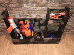 Make this easy diy nerf gun storage rack out of pvc pipe to hang them all in one place! Pin On Reclaimed Pallet Wood
