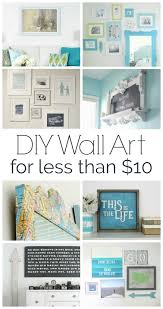 The most common mistake most people make in decorating their walls is to sprinkle things around just to fill empty space. Cheap Wall Art 7 Ideas That Cost Less Than 10 Lovely Etc