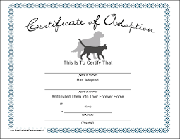 Fresh & professional templates | these adoption certificate templates use different layouts, borders, formats, and writing styles, so you have many choices for your pet (dog, cat, etc). Pet Adoption Printable Certificate