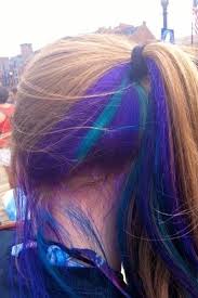 Cool Idea Only Color The Underside Of Your Hair Put Your Hair In A Ponytail And It S Colored I Am Going To Do This Underlights Hair Hair Styles Weekend Hair
