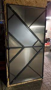 Pin By Nathi M On Welding Metal Door Metal Gates Design Metal Furniture Design