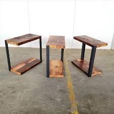 Get the best deals on solid wood tables. Unique Side Table Narrow End Table Industrial Side Table Etsy Unique Side Table Narrow End Tables Industrial Side Table