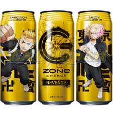 24 Bottle Zone Energy drink Tokyo Revengers limited 500ml – EXO Japan