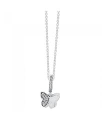 Pandora Fluttering Butterfly Necklace Uk Outlet Necklace Pandora Necklace Pandora