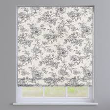 Find & download free graphic resources for floral pattern. Aquatine Vintage Floral 100 Cotton Made To Measure Roman Blinds Charcoal Grey Tonys Textiles