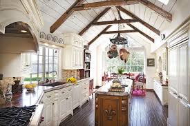 But what can be more beautiful than italian elite cabinet for the kitchens mostly in los angeles? Los Angeles Ivory Colored Kitchen Cabinets Traditional With Eat In Grate Burners Copper Pots