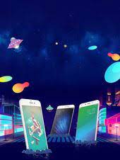 Smart Tech Blue Phone Background In 2021 Mobile Advertising Design Phone Design Mobile Phone Design