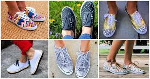 31 Easy Diy Sneakers Makeover Ideas Diy Crafts