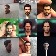 1 12 Scale Natalie Keanu Reeves Punisher Sparta Male Christian Bale Tony Head Model Fit 6 Female Male Body Action Figures Aliexpress