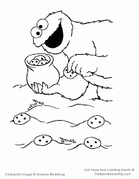 Cookie monster coloring pages set with your favorite characters from sesame street!. Printable Coloring Pages Of The Cookie Monster Coloring Home
