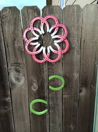 Horseshoe Flower Horseshoe Art Garden Art Yard Art Yard Flower Horseshoe Horseshoe Art Metal Tree Wall Art Horseshoe Crafts
