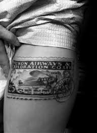 Also their bathroom was about the size of a postage stamp. 20 Postage Stamp Tattoo Designs For Men Traveler Ink Ideas