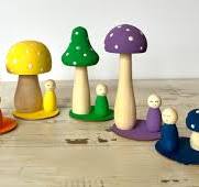 Mushroom Land Color Sorting Activity | WonderBaby.org