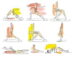 1 adho mukha shvanasana poza sobaki mordoj vniz nahodyas v poze vytyagivajte palcy nog vpered udlinyaya stopy ot palcev k pyatkam podni poyasnica bedro yagodicy
