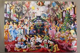 Join favourite disney characters as they perform for you on this wonderful carnival scene! Review Ravensburger Disney Christmas 1000pc Jigsaw Puzzle Mama Geek