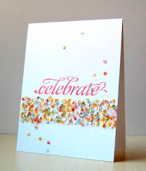 We're always trying to find creative diy cards to make and give on father's day. Really Like How She Use The Remnants From Hole Punch To Make This Very Smart Birthday Cards Simple Cards Paper Crafts Cards