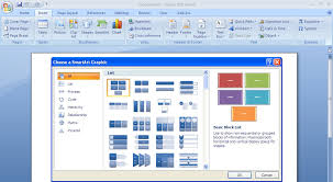 Microsoft Word 2007 Smartart