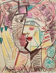 Pablo picasso homme mangeur de pastгёque et flгtiste 89527 1146. Sold Price Pablo Picasso Figurative Oil Pastel V 5 000 January 5 0119 6 30 Pm Est Pablo Picasso Drawings Picasso Drawing Picasso Art