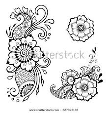 Top 50 Flowers Tatto Henna Drawings Mehndi Flower Henna Designs On Paper