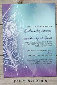 Blue And Purple Wedding Invitations Peacock Feather Wedding Invitations Purple Wedding Invitations Peacock Wedding Invitations