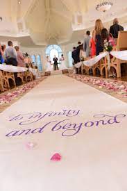 To Infinity And Beyond Custom Aisle Runner At Disney S Wedding Pavilion Aisle Runner Wedding Wedding Ceremony Decorations Disney Wedding