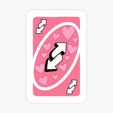 The reverse side of this panel includes information to give by check or credit card. Heart Uno Reverse Card Sticker Greeting Card By Anjalib2001 Redbubble