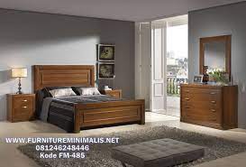 Dipan Kamar Tidur Pengantin Murah Minimalis Set Kamar Kayu Jati Grade A Model Minimalis Ranjan Bed Furniture Design Bedroom Furniture Sets Bedroom Renovation