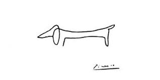 Black And White Dachshund Drawing Pablo Picasso Daschund Drawing Picasso Drawing Picasso Dachshund Picasso