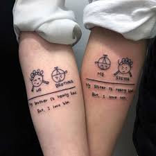 Take a look at these 50 matching sister tattoos, and share favorites with sis. 1001 Ideas For Matching Brother And Sister Tattoos