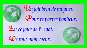 Pour le 1er mai traditionnellement. 1er Mai Carte Brin De Muguet Porte Bonheur Et Poeme A Offrir Youtube
