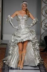 Pin On The Most Outrageous Inappropriate Ugliest Wedding Gowns That Should Never Have Happened