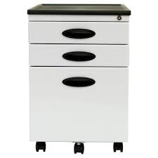The 3 drawer metal file cabinet is the perfect design for a small office or home office use. White Filing Cabinet Target