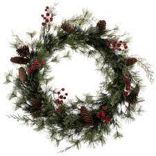 Christmas Wreaths At Hobby Lobby Pinecones Berries Wreath Hobby Lobby 5200746