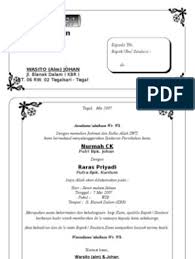 Nah, surat resmi biasa digunakan untuk tujuan acara yang resmi, sedangkan. Contoh Surat Undangan Syukuran Pernikahan Contoh Undangan Pernikahan Undangan Pernikahan Undangan