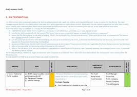 Risk Management Plan Template Doc Luxury Risk Management Plan Template Easy To Use Risk Management Business Plan Template Free How To Plan