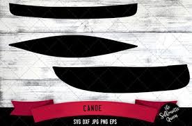 Canoe Graphic By Thesilhouettequeenshop Creative Fabrica Vector Design Silhouette Studio Svg