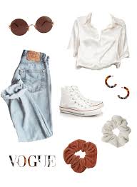 Denim Dayz Denim Jeans Whiteblouse Blouse Buttonup Levis Levisjeans Converse Hightopconverse Fashion Outfits Retro Outfits Fashion Inspo Outfits