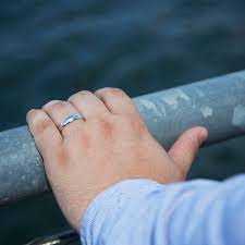 Shop The Classic White Gold Men S Wedding Band The Hudson Collection By My Trio Ring Mens Wedding Bands White Gold Mens Wedding Bands Mens Wedding Bands 6mm