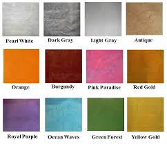 Color Charts Epoxy Floor Supply
