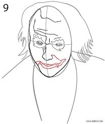 How To Draw The Joker Step By Step Pictures Cool2bkids Joker Drawings Joker Sketch Drawings