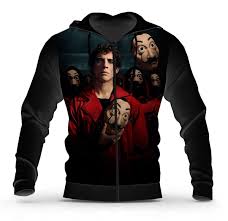 Die spanische erstausstrahlung der serie erfolgte ab dem 2. Moletom Aberto Ziper Capuz La Casa De Papel 3 Rio No Elo7 Rogerio Henrique Da Silva 102ed97