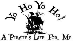 Yo Ho Yo Ho A Pirate S Life For Me Pirates Of The Caribbean Personalized Vinyl Lettering And Wall Decals Pirate Life Pirates Decal Wall Art