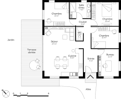 Le salon de la maison revient ! Le Plan D Une Maison De 3 Chambres