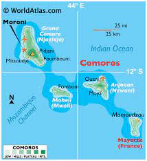 Troops from the island of grande comore land in anjouan to try . Comoros Maps Facts World Atlas