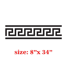 Timeless Greek Key Designer Pattern Strip Stencil Allover For Greek Key Pattern Greek Key Greek Pattern