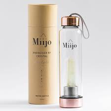 Rose Gold Miijo Crystal Water Bottle | Be kind. Recycle.