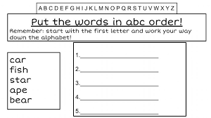 Thanks to our slew of alphabet worksheets, new learners can explore their abcs in a variety of formats at a variety of levels. Abc Order Online Worksheet