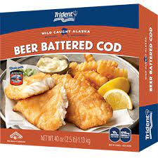 Check spelling or type a new query. Trident Seafoods Beer Battered Cod 2 5 Lb Trident Seafoods