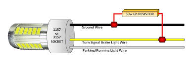 One of which is the drivers side tail light doesnt work. 50 Watt 6 Ohm Resistor Kit For Led Taillights Cabin Bright